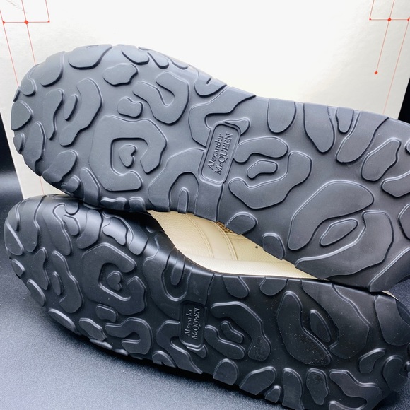 Alexander McQueen Men’s Mid Court Trainer Sneakers Size 12 NWB AUTHENTIC - Picture 9 of 10